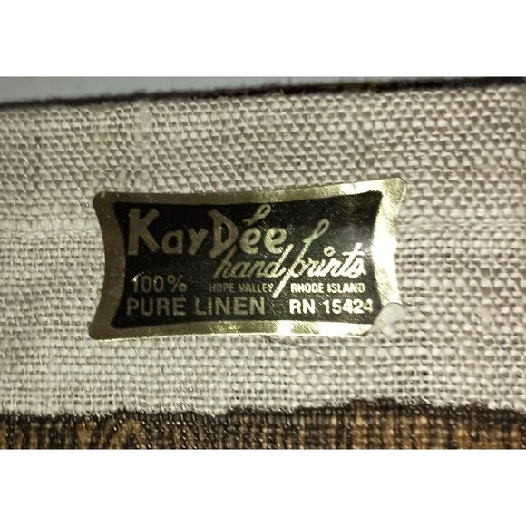 KAY-DEE: Linen Dish Towels - General Store Theme - Hand Printed (Set 2) (New) - Picture 5 of 5